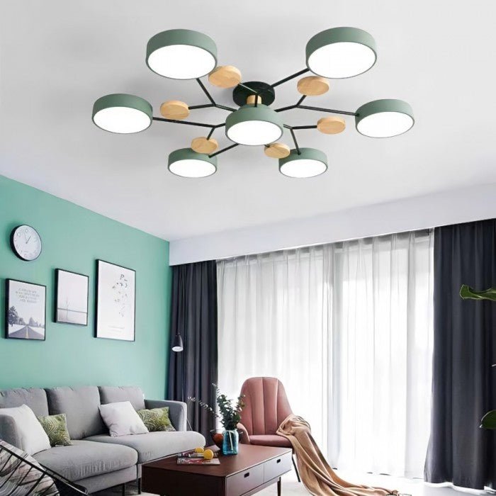 Scandinavian Branched LED Ceiling Lamp