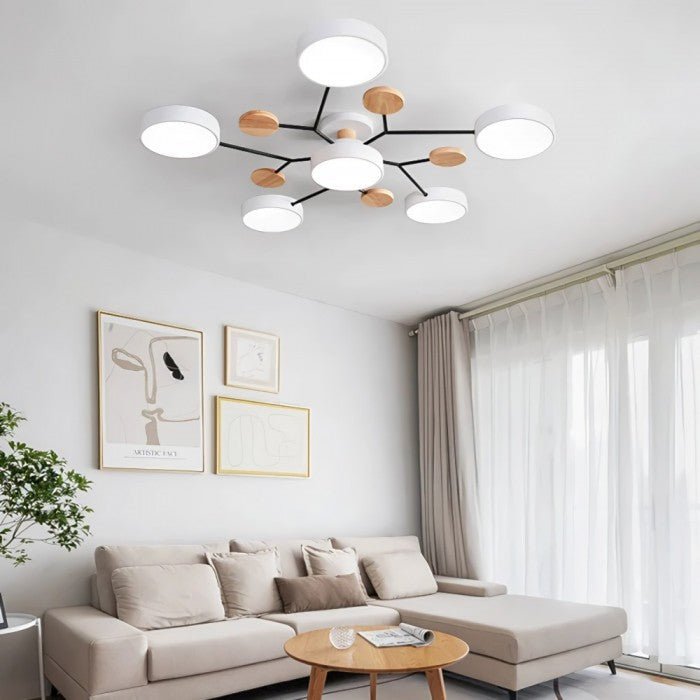 Scandinavian Branched LED Ceiling Lamp