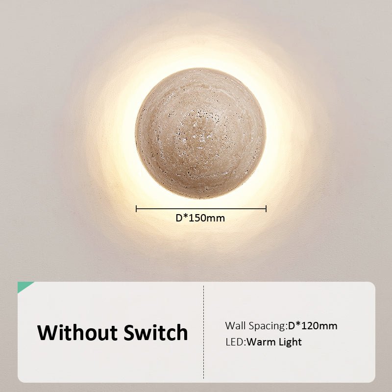 Wall lamp in Scandinavian cream style