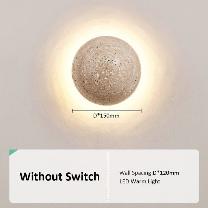 Wall lamp in Scandinavian cream style