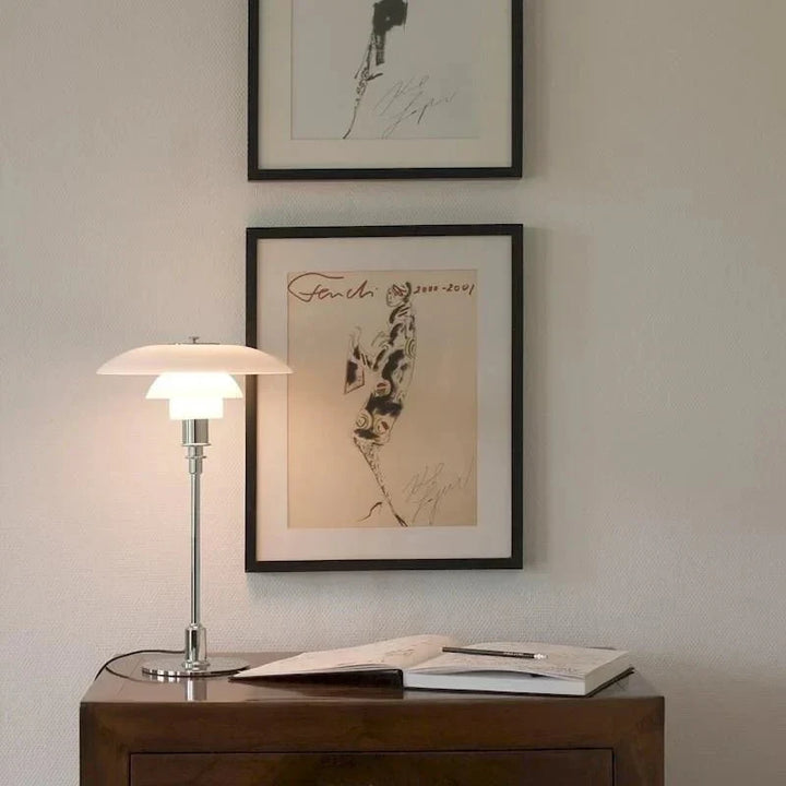 Multilayer Metal Table Lamp Disc