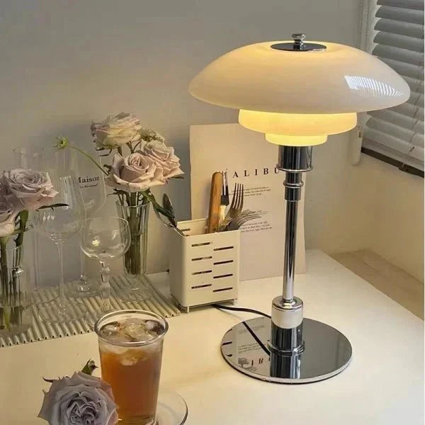 Multilayer Metal Table Lamp Disc
