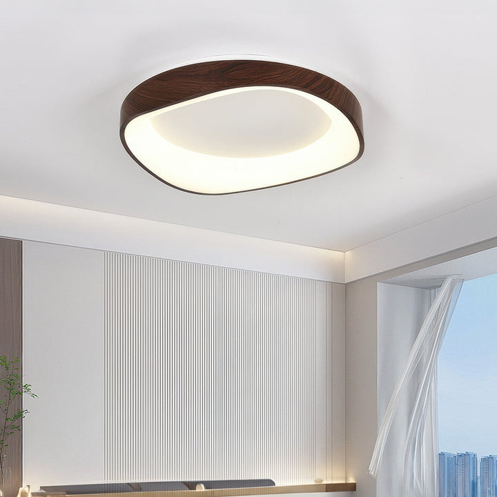 Scandinavian Artistic Wood Grain Ceiling Lamp