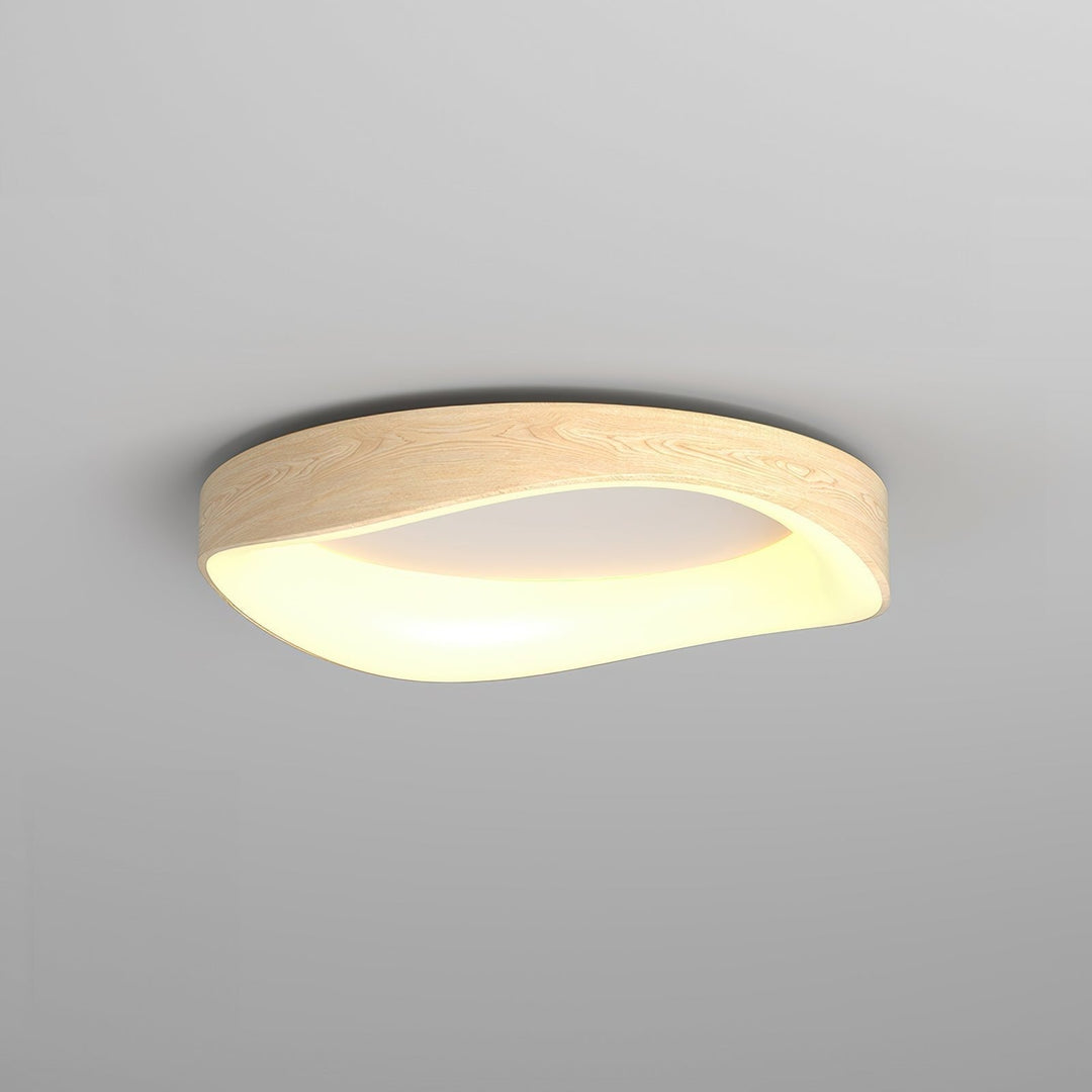 Scandinavian Artistic Wood Grain Ceiling Lamp