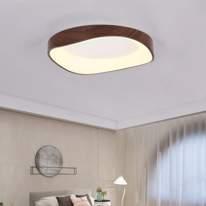 Scandinavian Artistic Wood Grain Ceiling Lamp