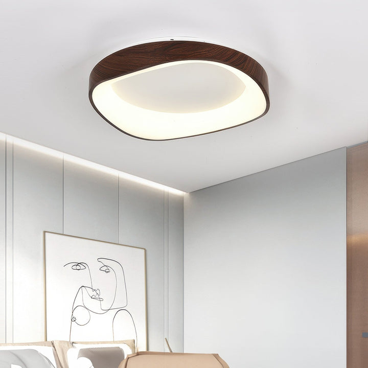 Scandinavian Artistic Wood Grain Ceiling Lamp
