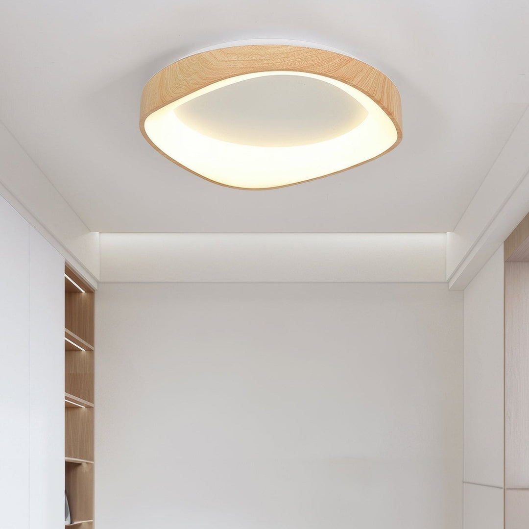 Scandinavian Artistic Wood Grain Ceiling Lamp