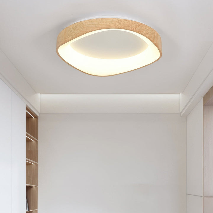 Scandinavian Artistic Wood Grain Ceiling Lamp