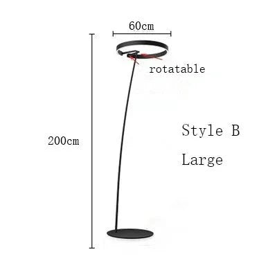Scandinavian LED Design Floor Lamp