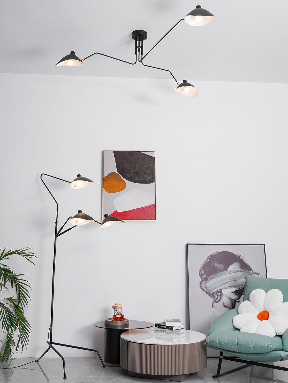 Serge Mouille Ceiling Lamp A