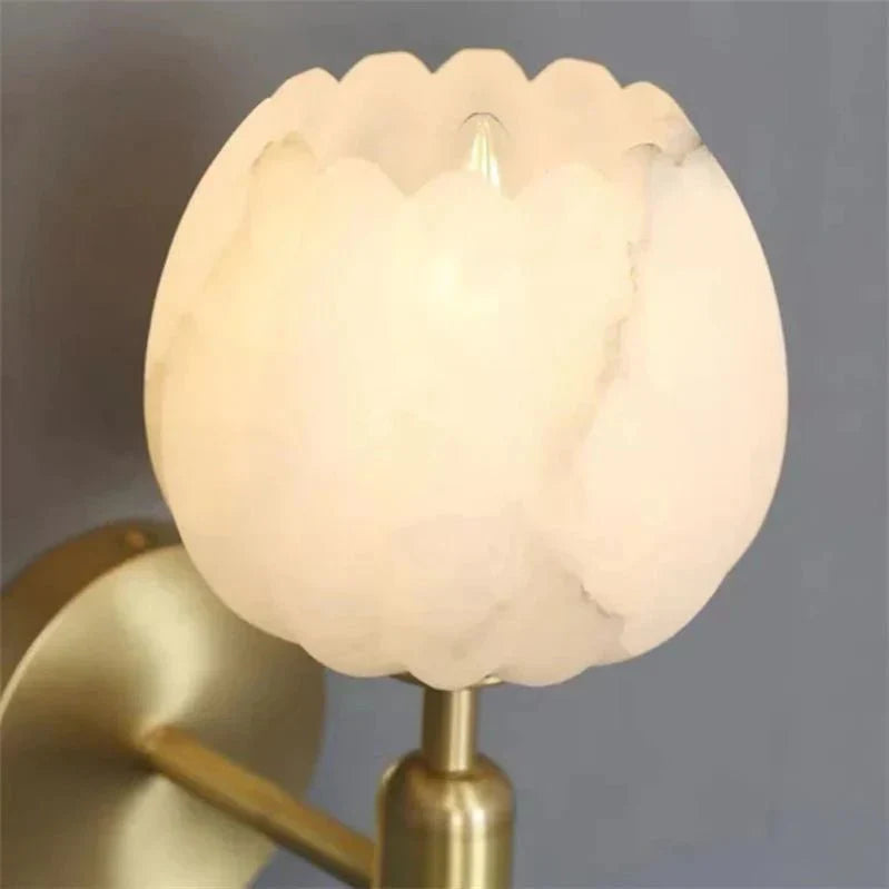Marble Rose Wall Lamp