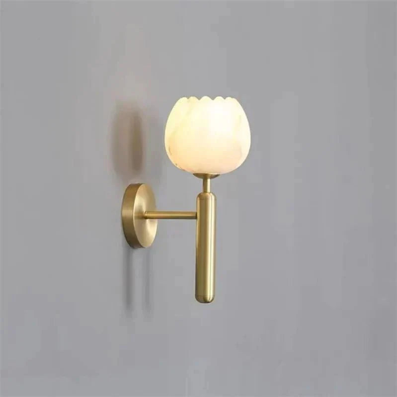 Marble Rose Wall Lamp