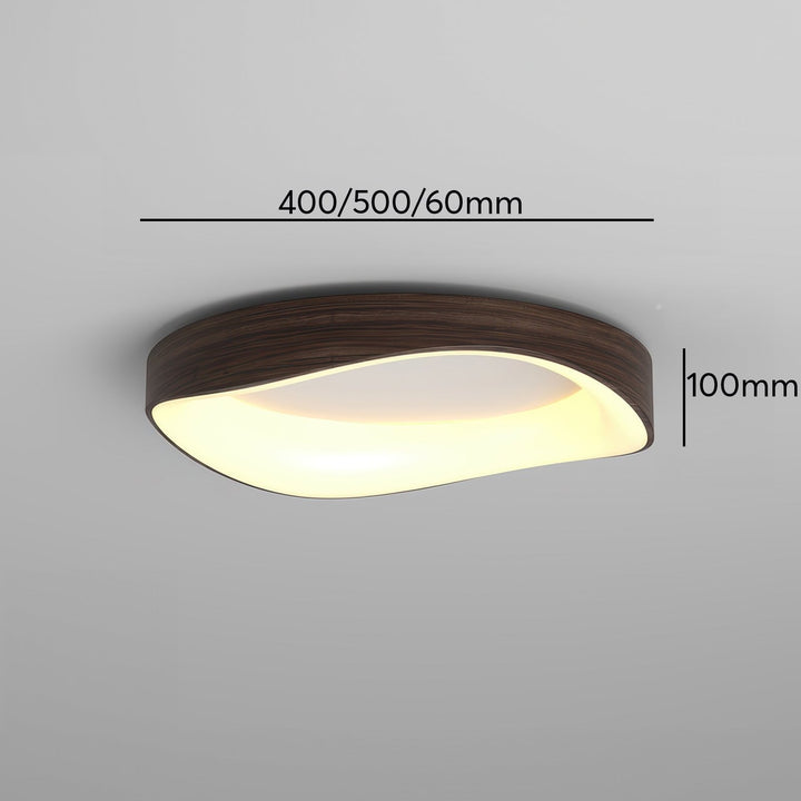 Scandinavian Artistic Wood Grain Ceiling Lamp