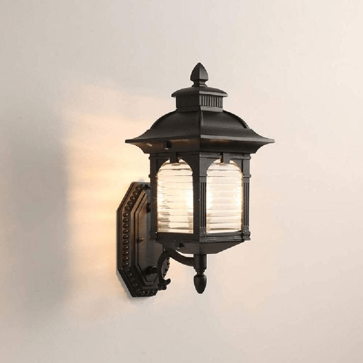 Antique Glass Wall Lamp