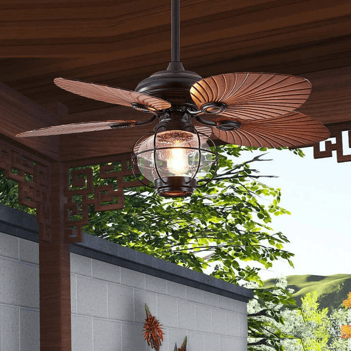 Black Vintage Creative Ceiling Fans